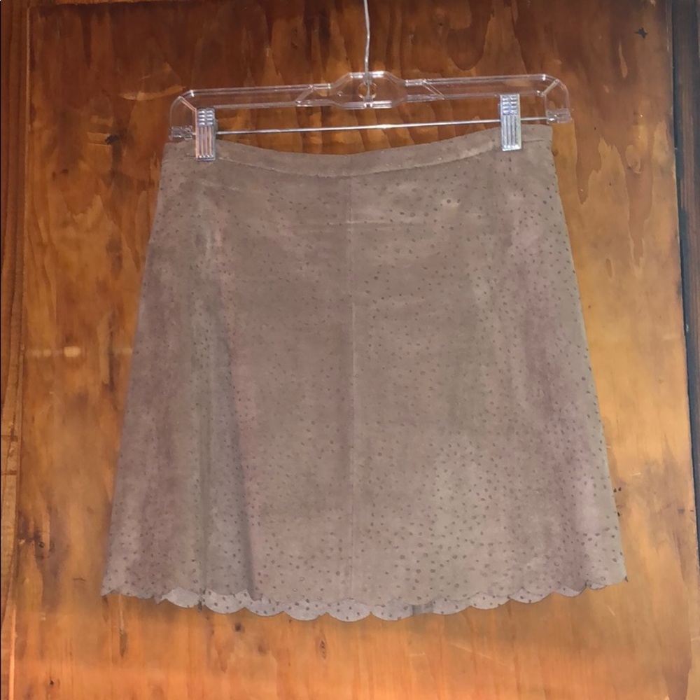 NWT BCBG Maxazria faux suede miniskirt - Small